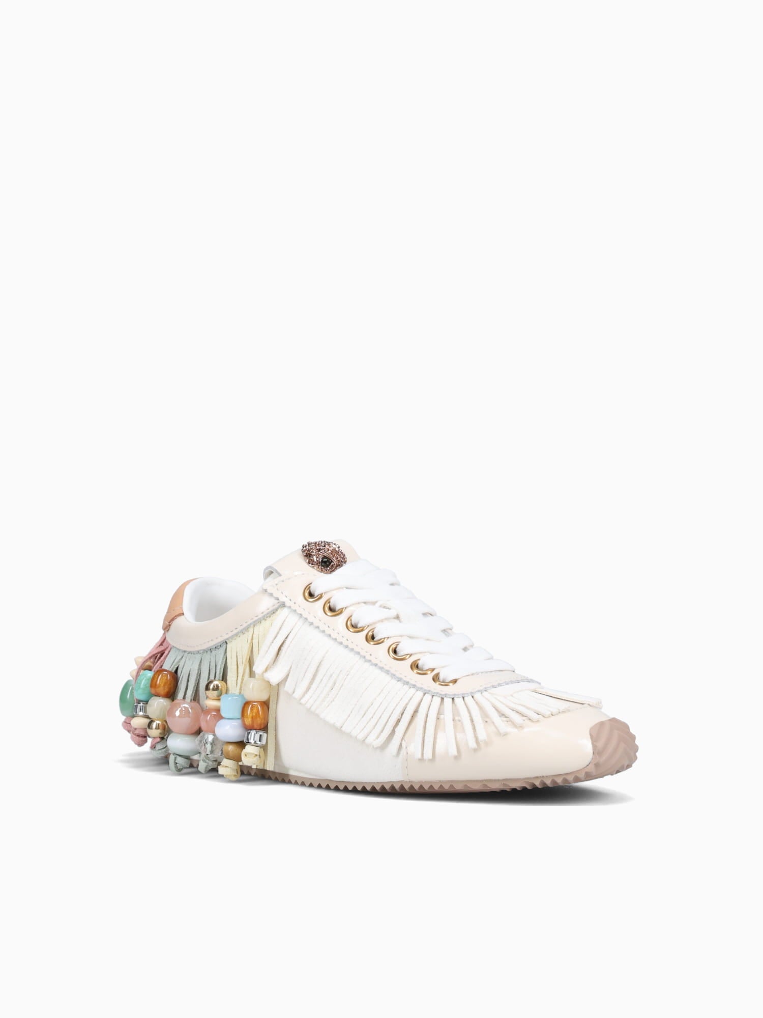 Islington Beaded Tassel Cream Combo Lea White Multi / 5 / M
