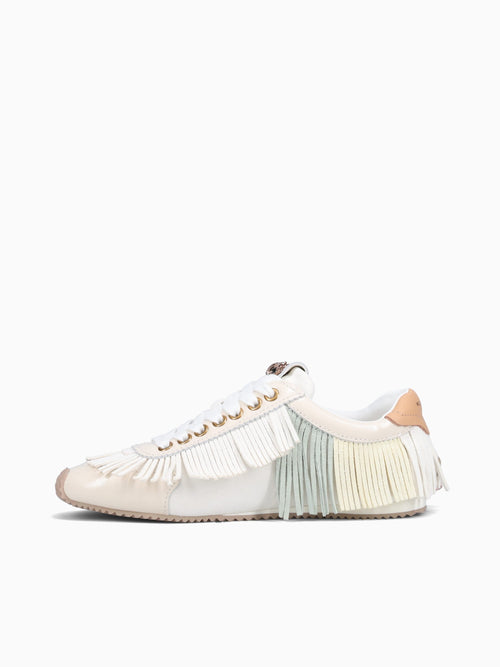 Islington Beaded Tassel Cream Combo Lea White Multi / 5 / M