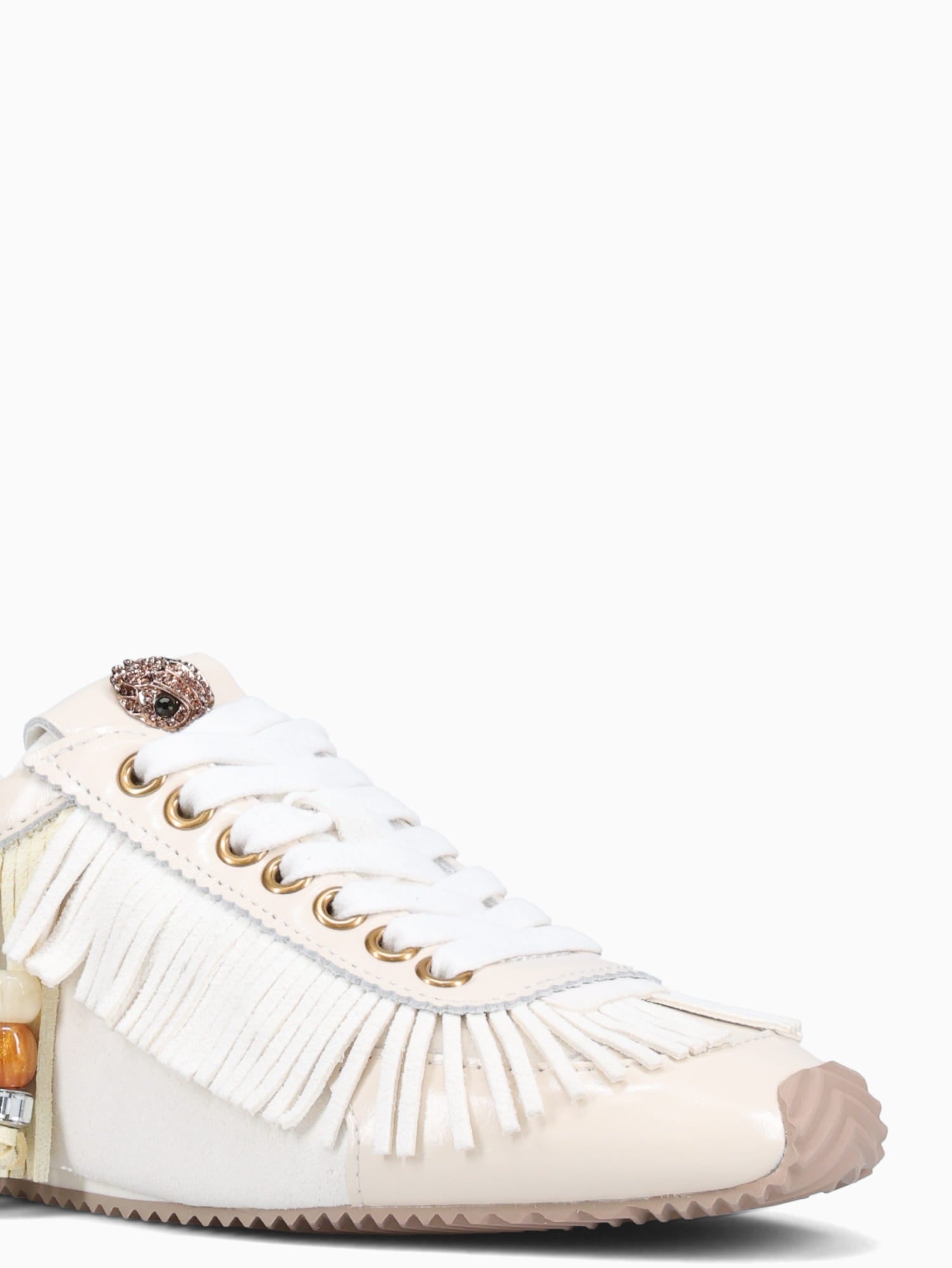 Islington Beaded Tassel Cream Combo Lea White Multi / 5 / M