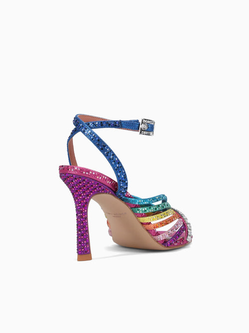 Crystal Strappy Sandal Multi Other fabri Multi / 5 / M