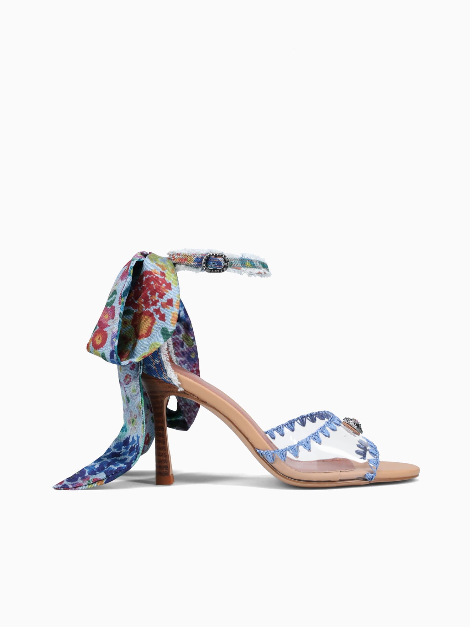 Vinyl Scarf Sandal Blue Pal c otherprint Multi / 5 / M
