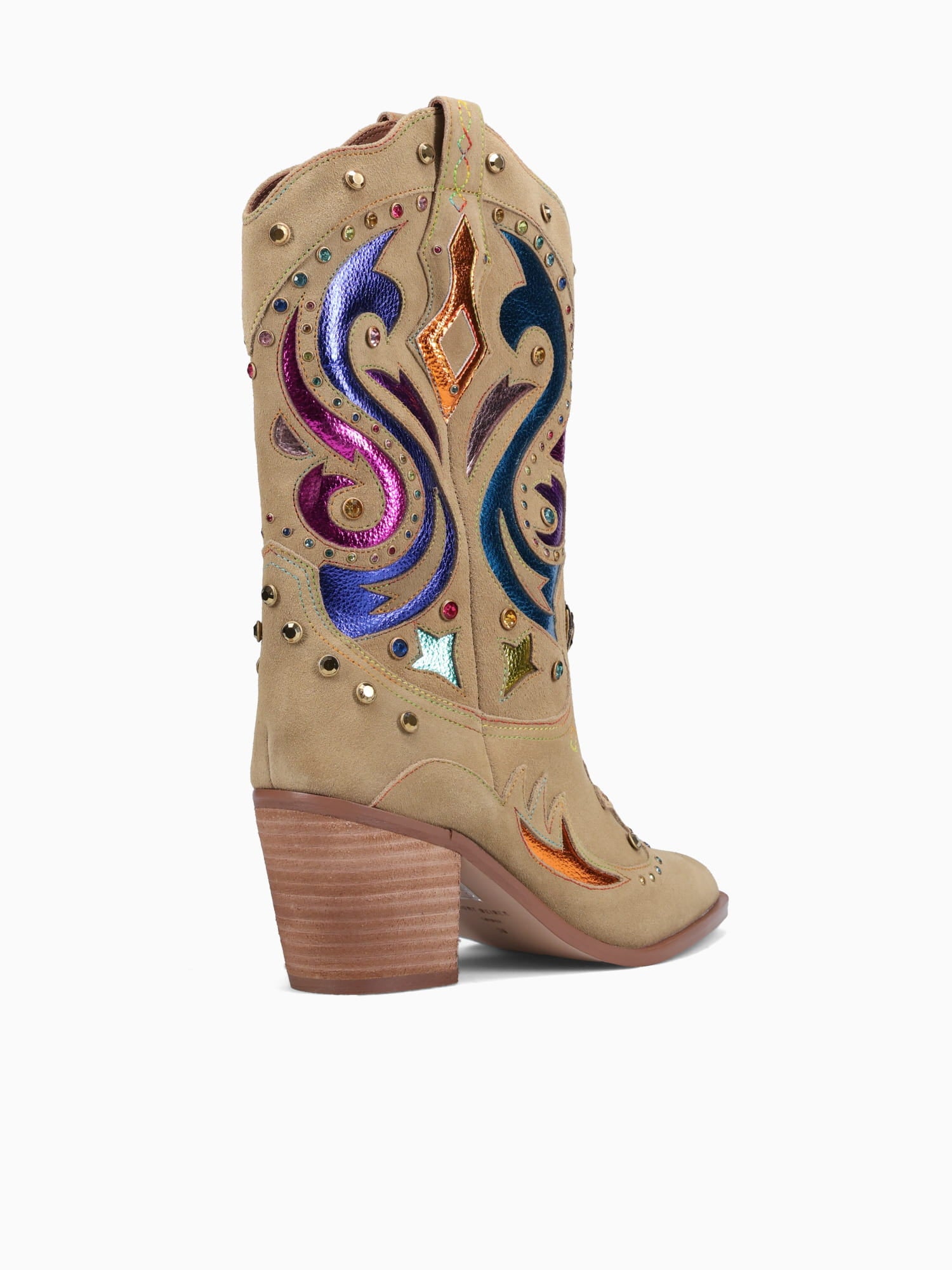 Kensington Cowboy Boot Camel Combo sde L Multi / 5 / M