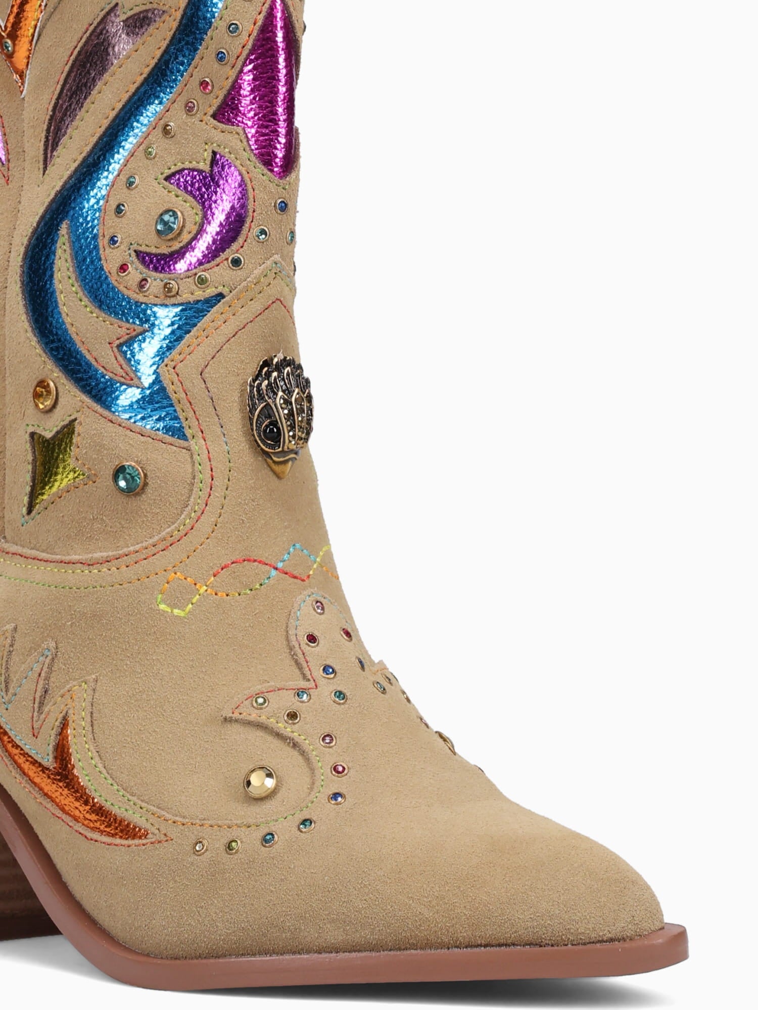Kensington Cowboy Boot Camel Combo sde L Multi / 5 / M