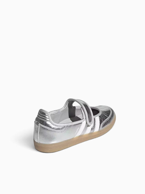 Samba Jane W Silver White leather Silver / 5 / M