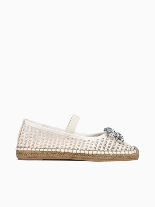 Carol 26 Beige Raffia Beige / 5 / M