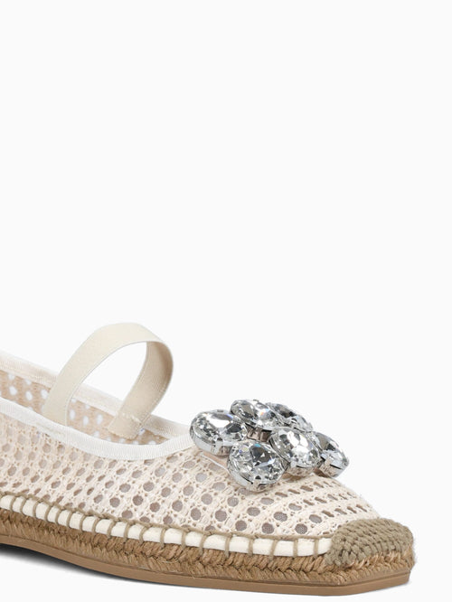 Carol 26 Beige Raffia Beige / 5 / M