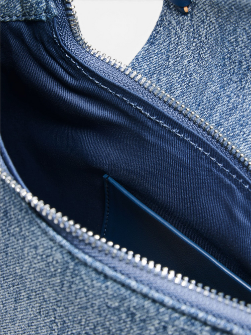 Shoulder Bag 5005 Denim Straw