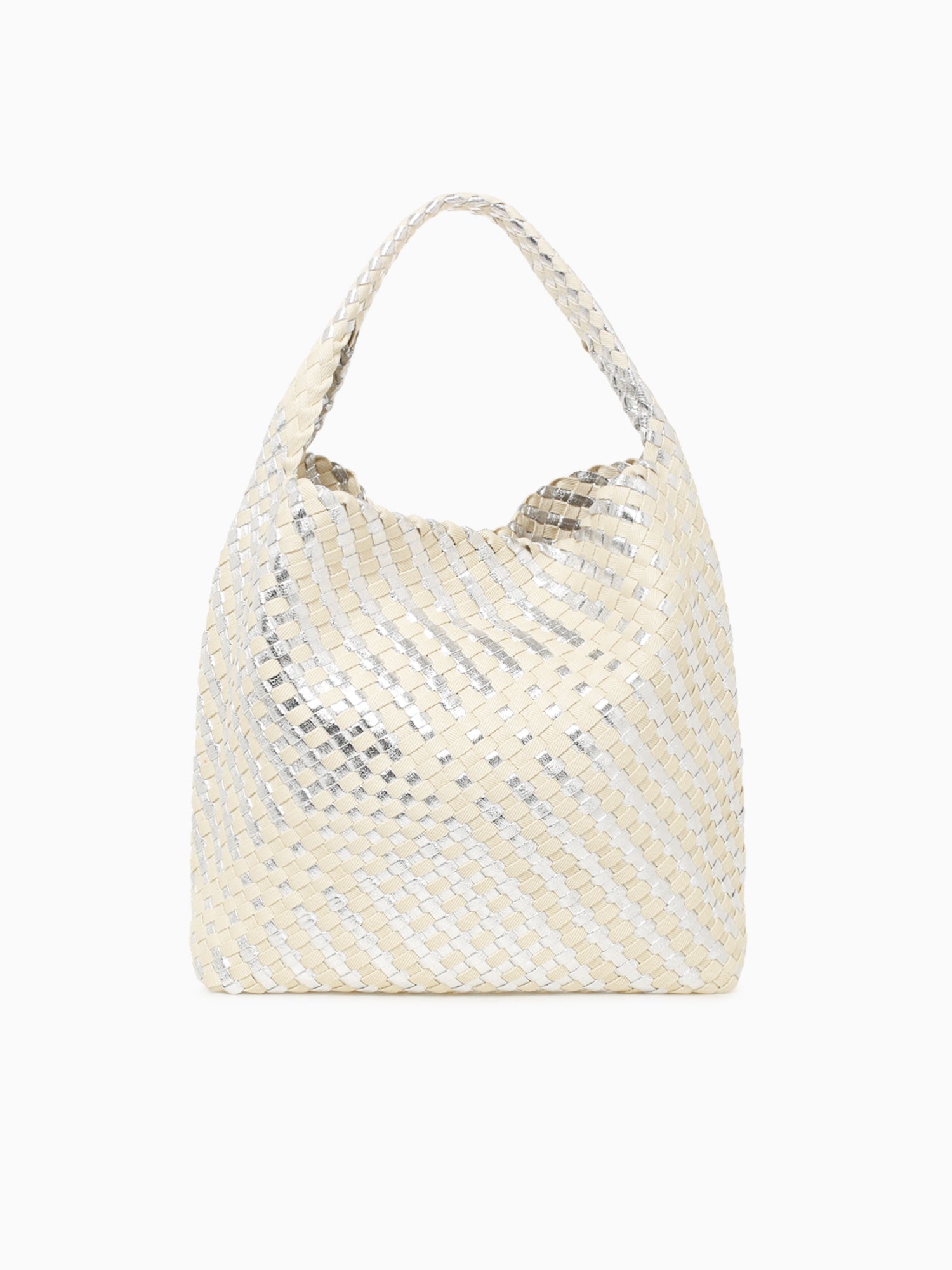 Ellery Shoulder Bag Silver Ivory Silver