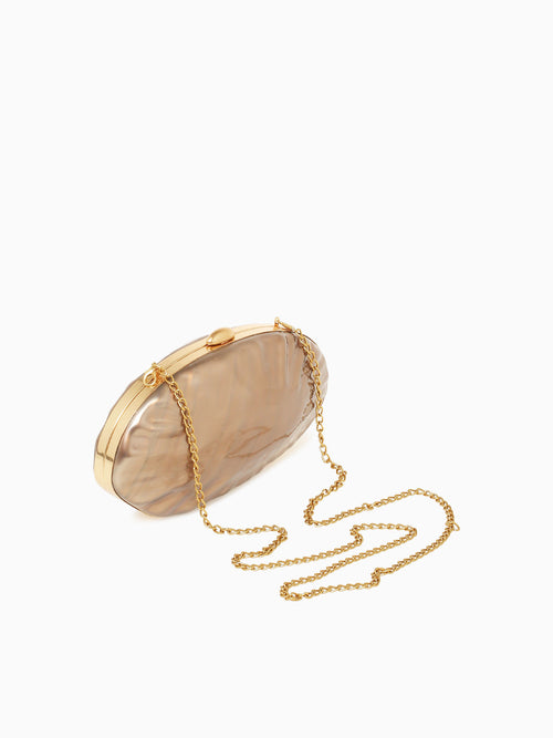Shell Box Bag Brown Brown