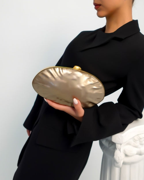 Shell Box Bag Brown