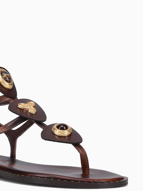 Kaelyn Chocolate Leather Brown / 36 / M