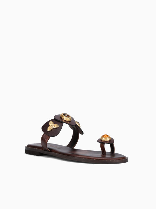 Kaela Chocolate Leather Brown / 36 / M
