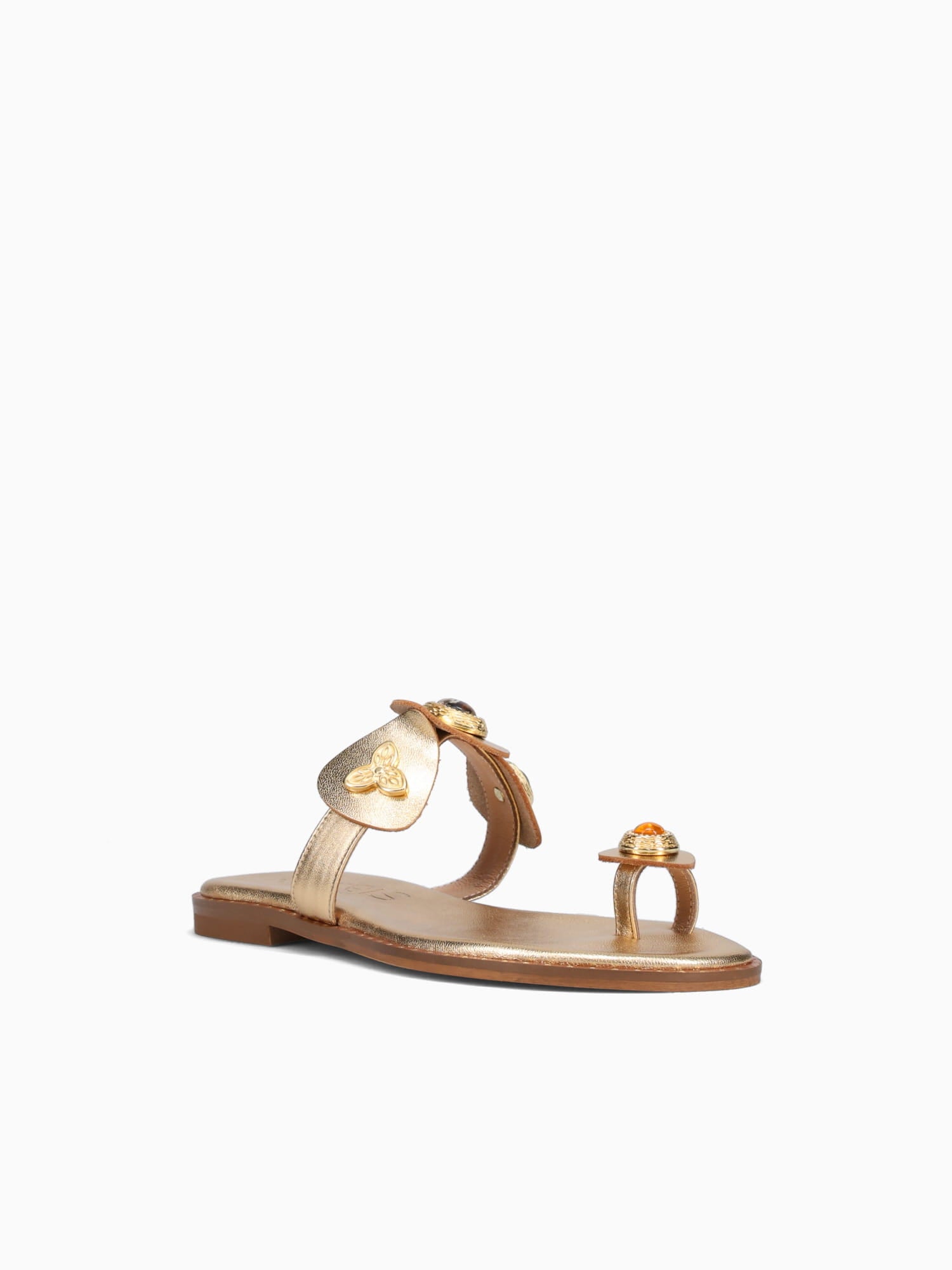 Kaela Gold Leather Gold / 36 / M