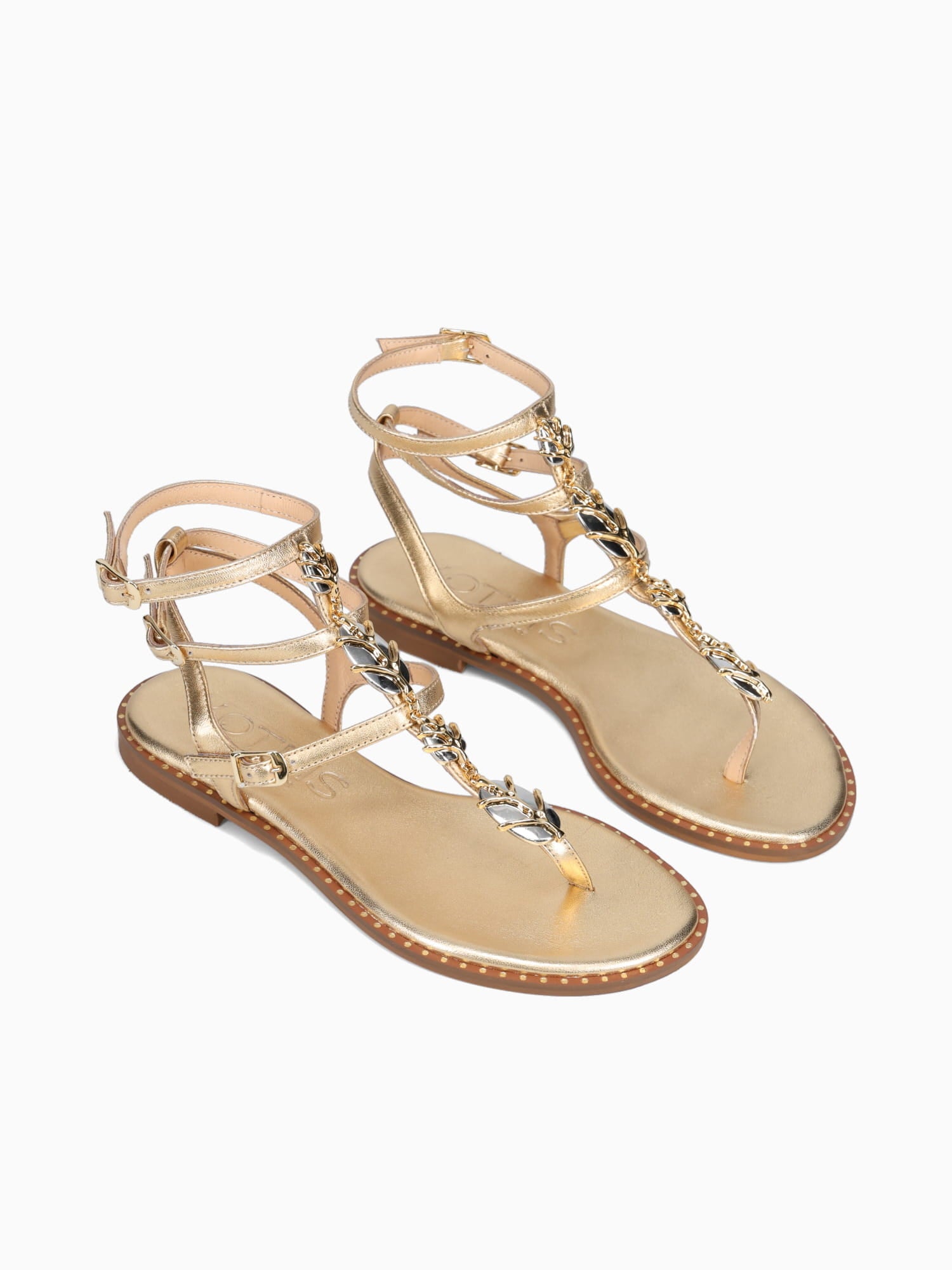 Kait Gold Leather Gold / 36 / M