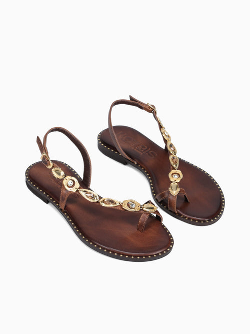Kaia Chocolate Leather Brown / 36 / M