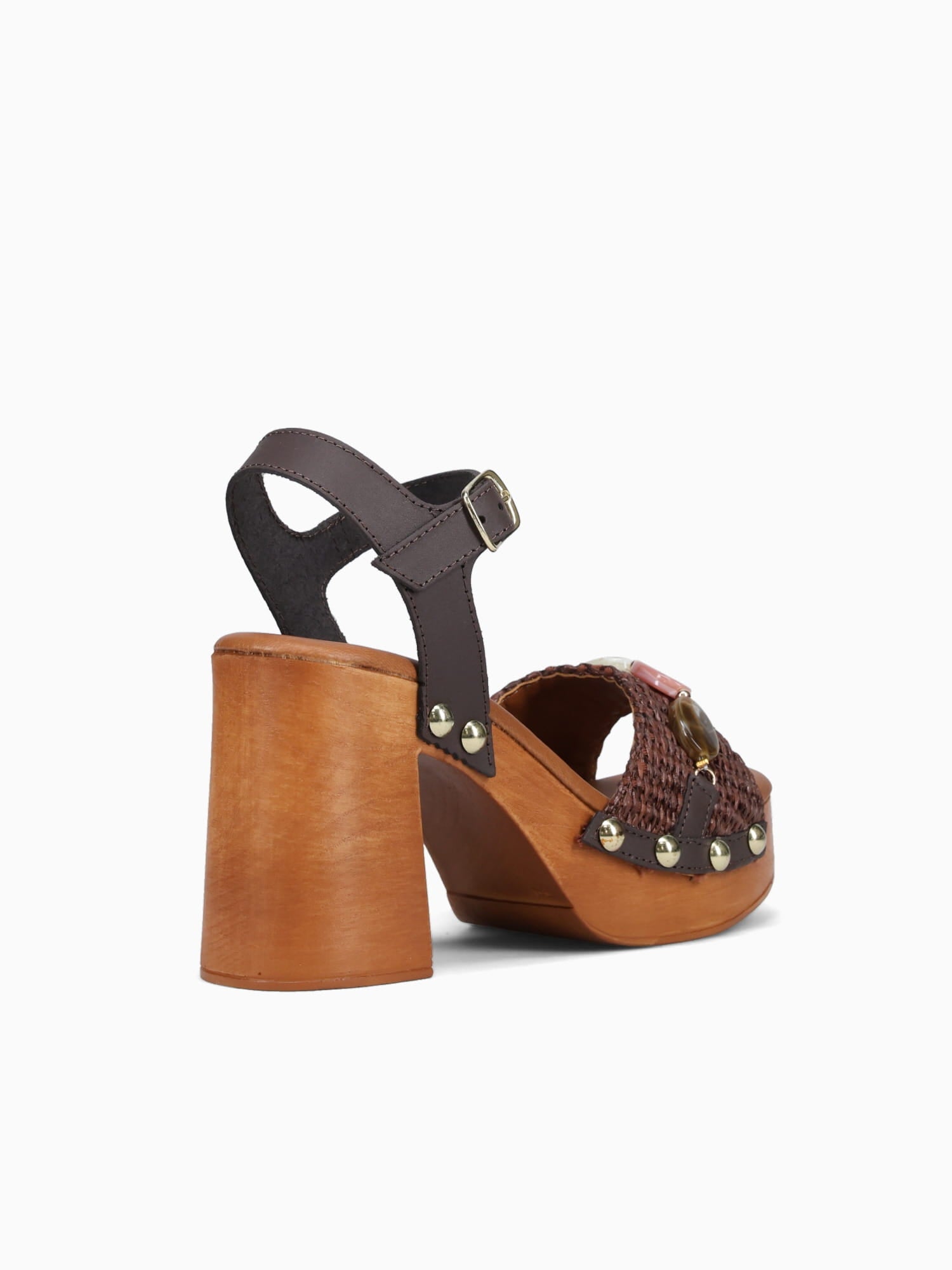Seagreen Marrone T.moro rafia Vachetta Brown / 36 / M