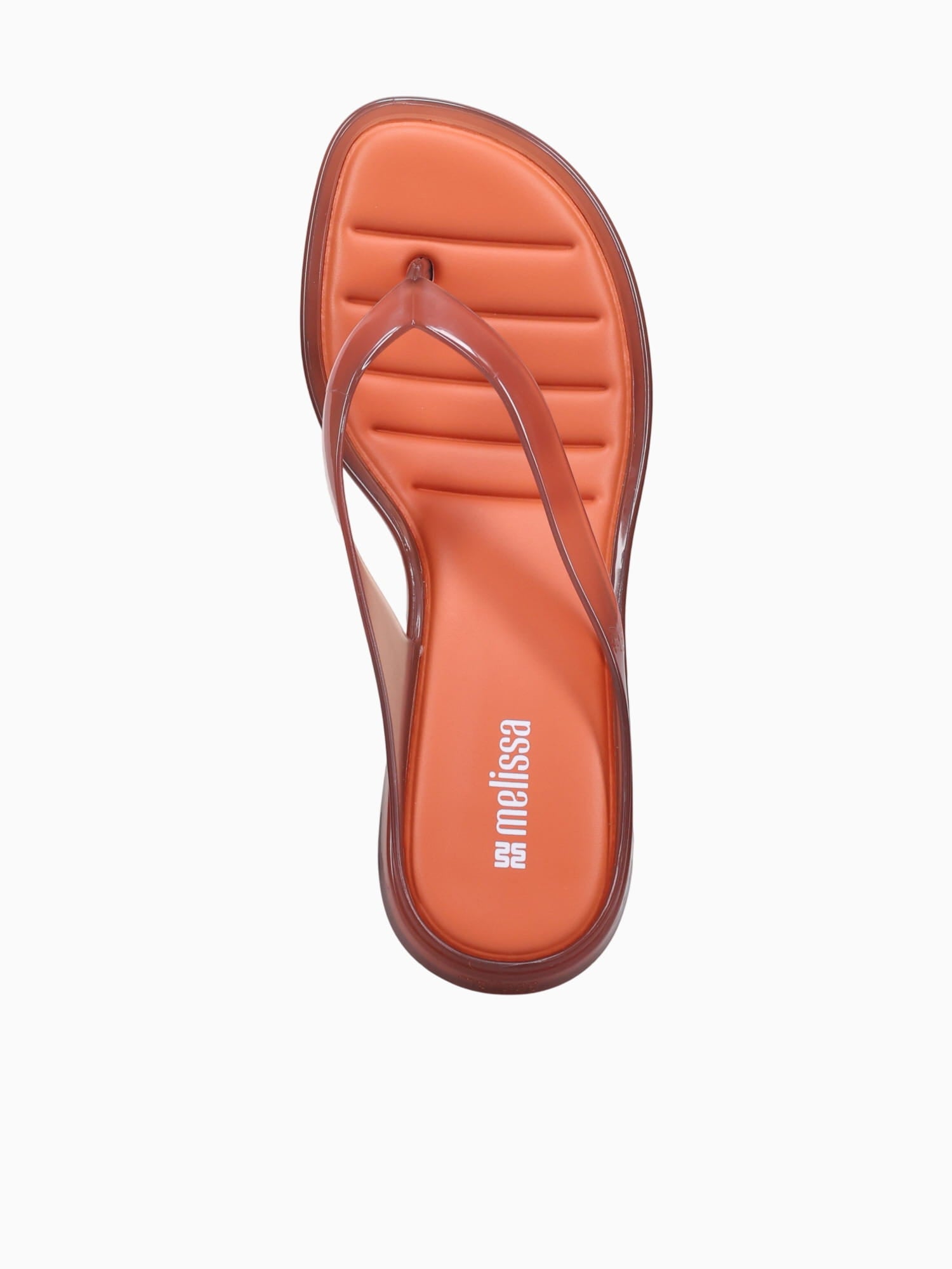 Flip Flop Kitten Heel Brown Orange jelly Brown / 5 / M