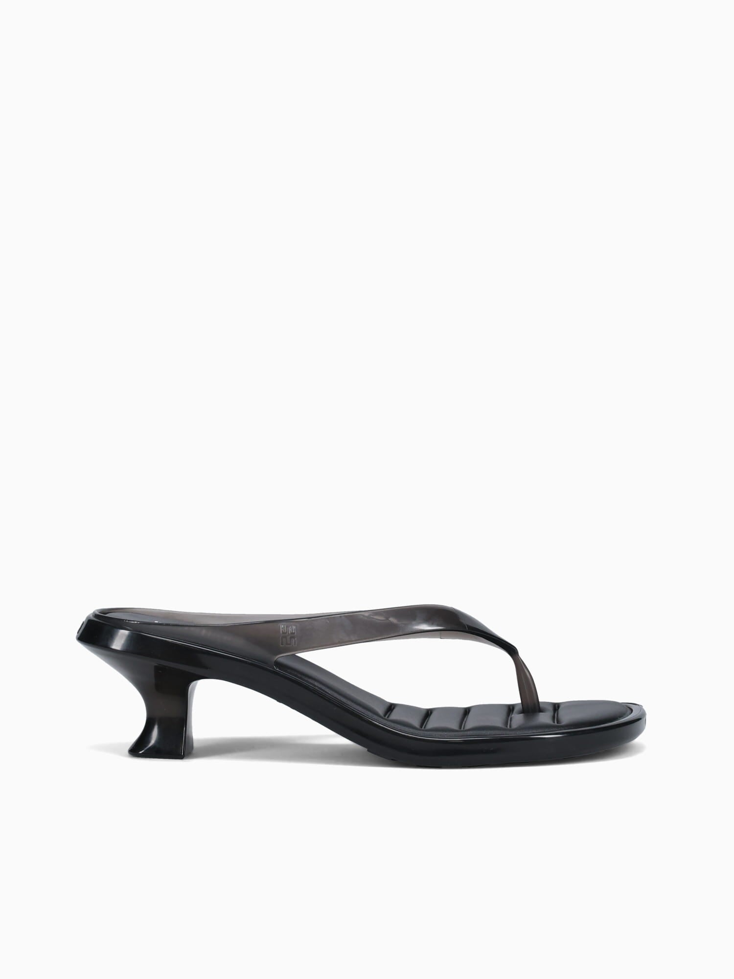 Flip Flop Kitten Heel Black Jelly Black / 5 / M