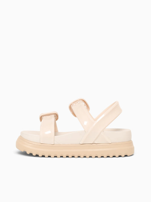 Cozy Sandal Platform Beige Jelly Beige / 5 / M