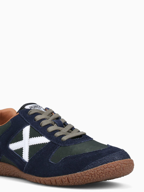 Goal Navy Verde Naranja suede Fabric Navy / 40 / M