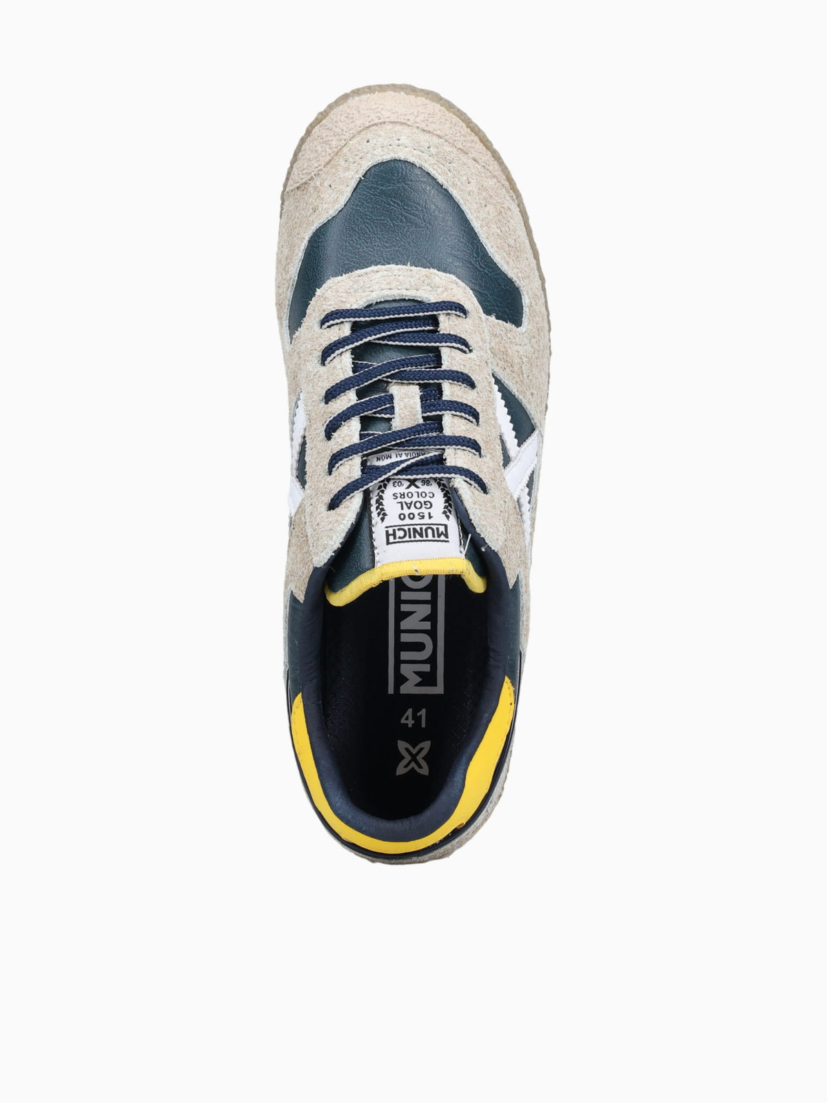 Goal Beige Gris Amarillo suede Fabric Beige / 40 / M
