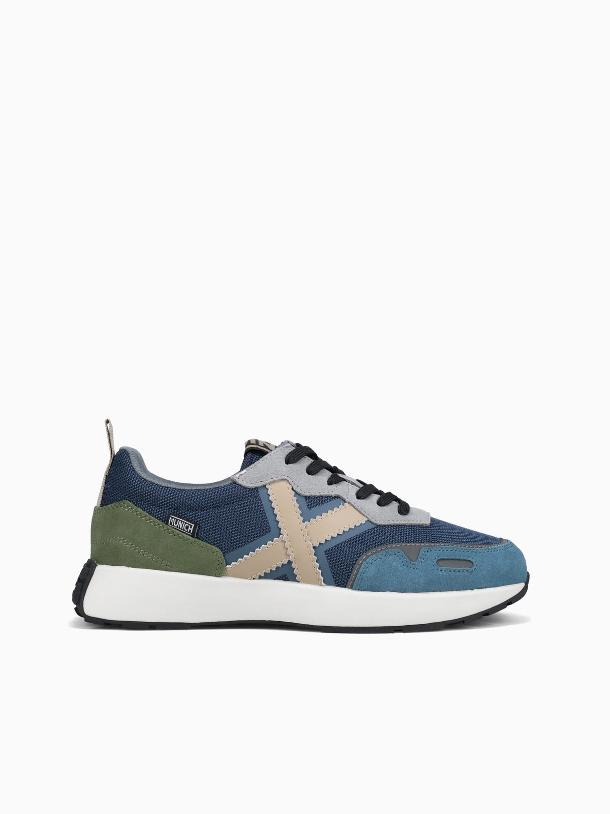 Xemine Azul Gris Verde suede Mesh Blue / 40 / M