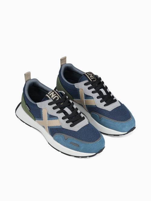 Xemine Azul Gris Verde suede Mesh Blue / 40 / M