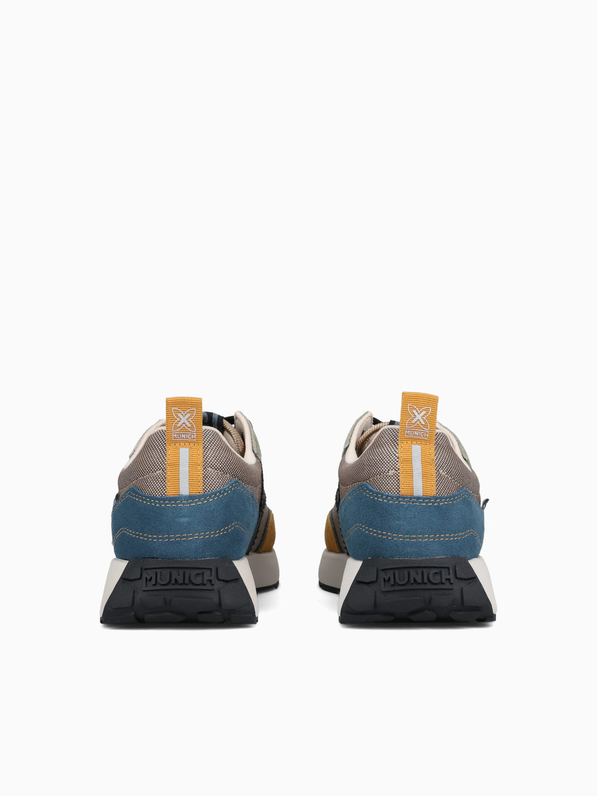 Xemine Amarillo Beige Azul suede Mesh Yellow / 40 / M
