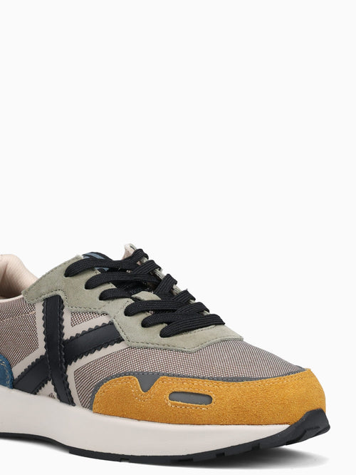 Xemine Amarillo Beige Azul suede Mesh Yellow / 40 / M
