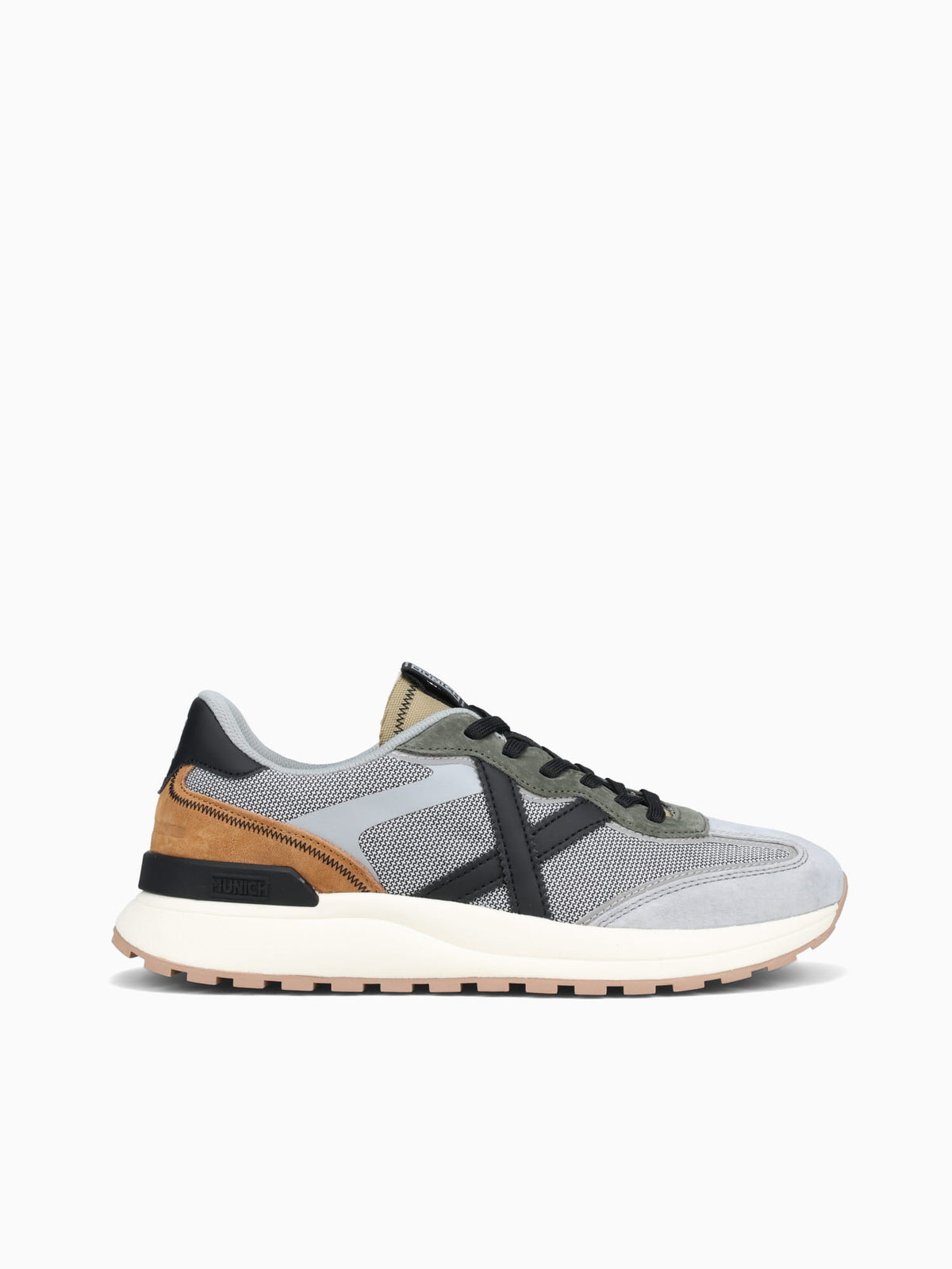 Dynamix Gris Verde Tan suede Mesh Grey / 40 / M
