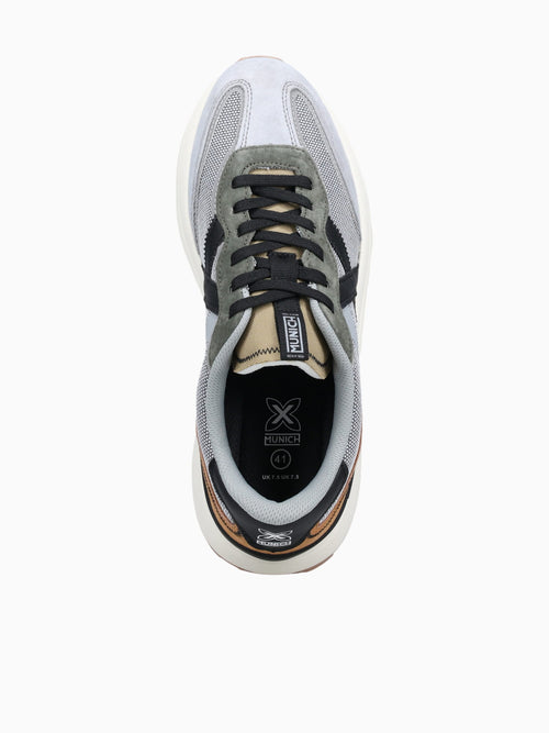 Dynamix Gris Verde Tan suede Mesh Grey / 40 / M