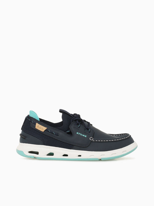 Silvertip Boat Navy Leather Textile Navy / 7 / M