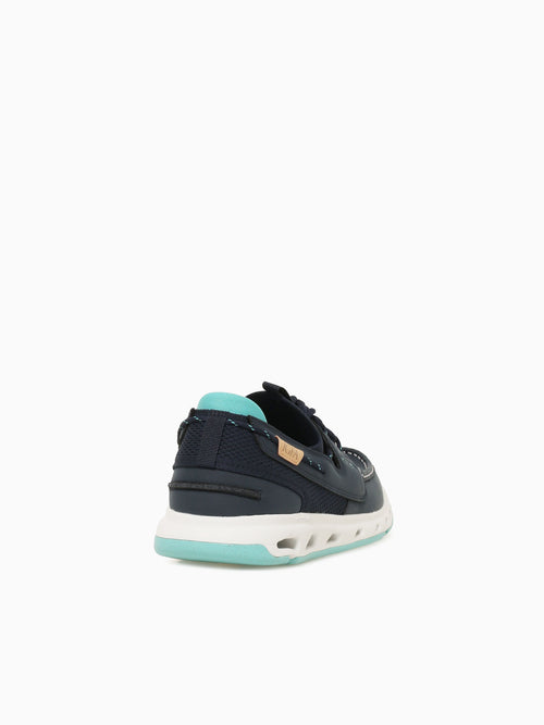 Silvertip Boat Navy Leather Textile Navy / 7 / M