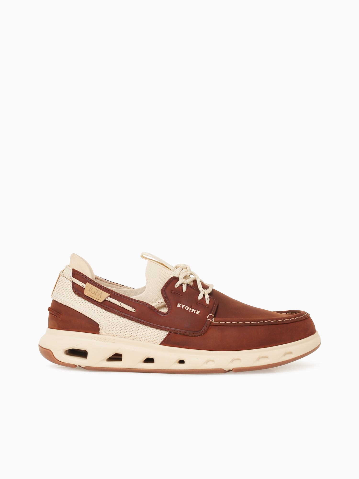 Silvertip Boat Mid Brown Leather Textile Medium Brown / 7 / M