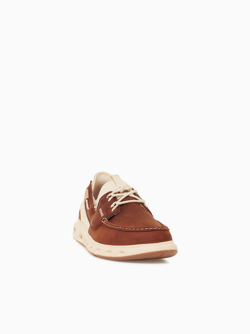 Silvertip Boat Mid Brown Leather Textile Medium Brown / 7 / M