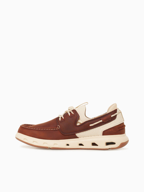 Silvertip Boat Mid Brown Leather Textile Medium Brown / 7 / M