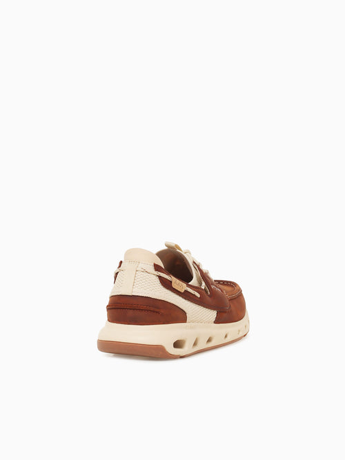Silvertip Boat Mid Brown Leather Textile Medium Brown / 7 / M