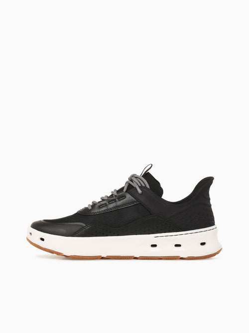 Bluefin Lace Black Purpl leather Textile Black / 7 / M