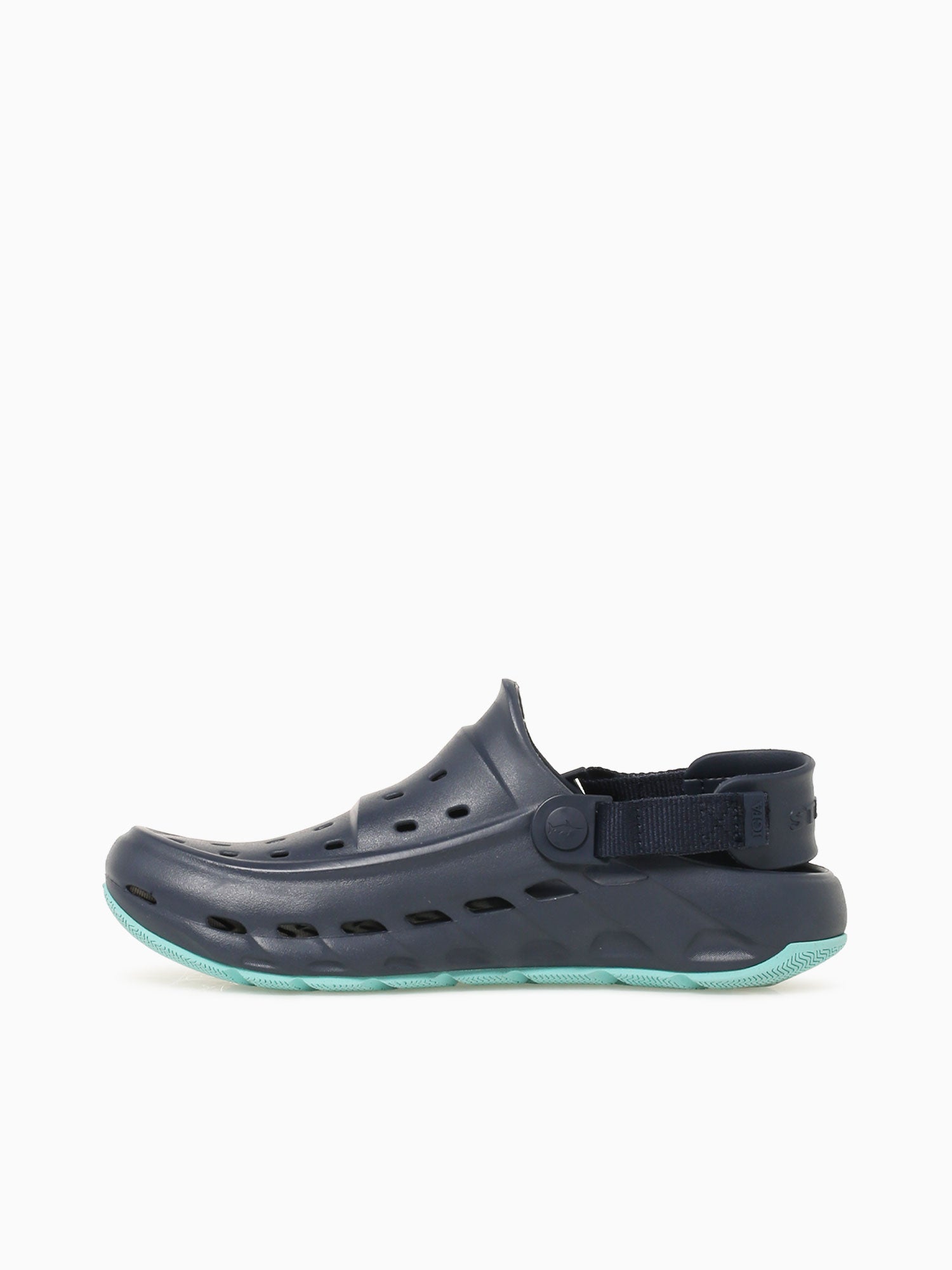 Dogtooth Clog Navy Blue rubber Navy / 7 / M