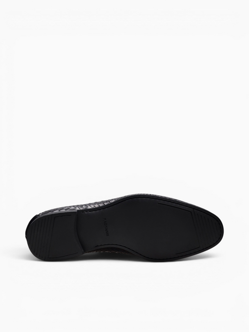 Halwell Navy Leather Navy / 7 / M