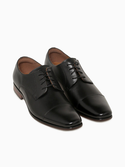 Scottsdale Cap Black Leather Black / 7 / M
