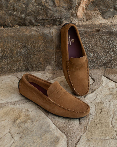 Taranto Taupe Suede
