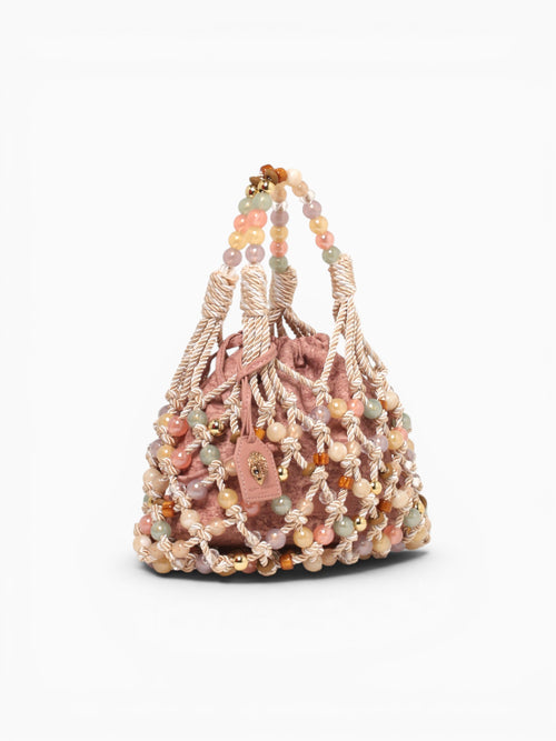 Rope Shoulder Bag 45 Cream Beige