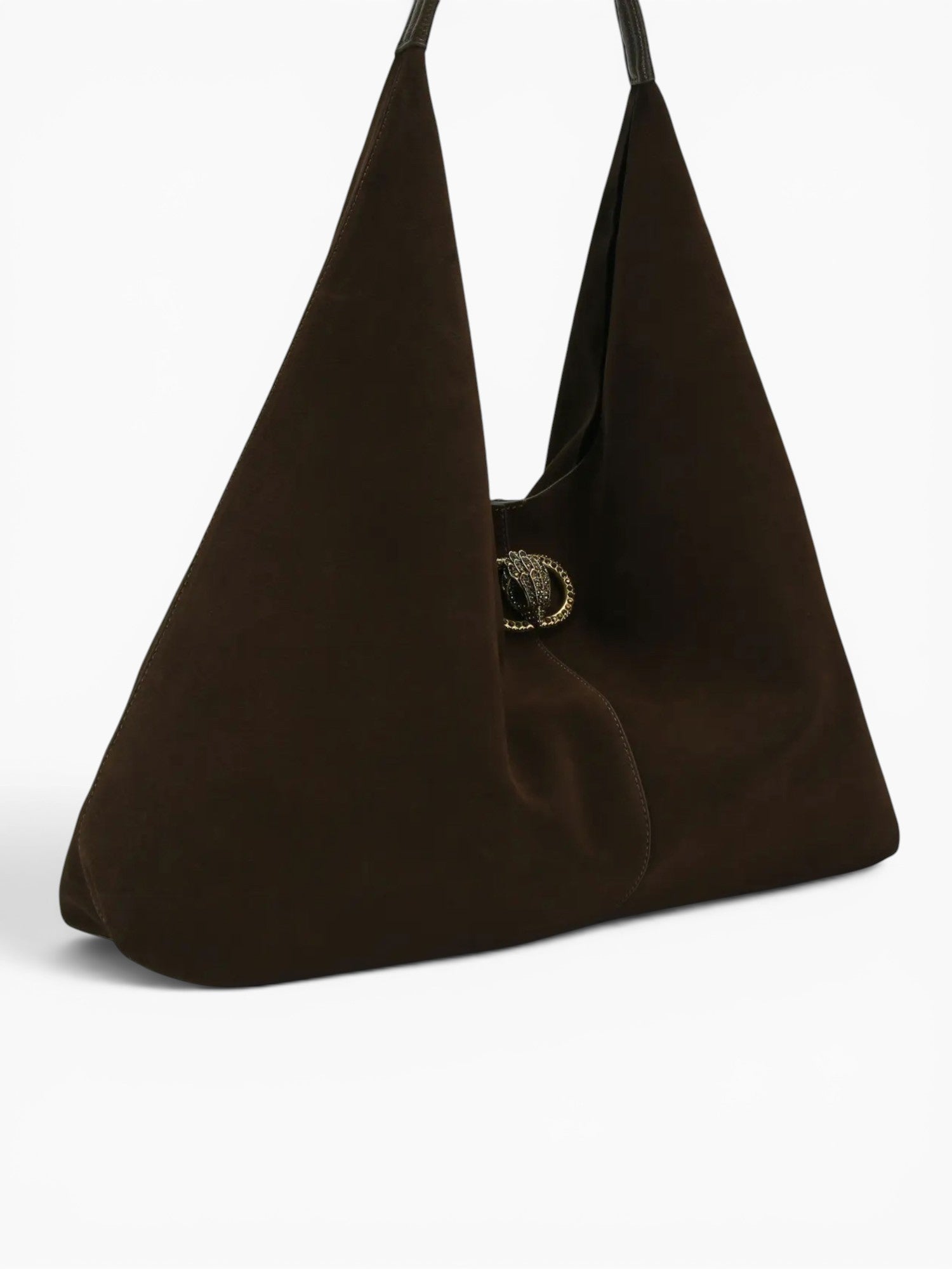 Chelsea Lg Shoulder Bag Dark Brown Brown