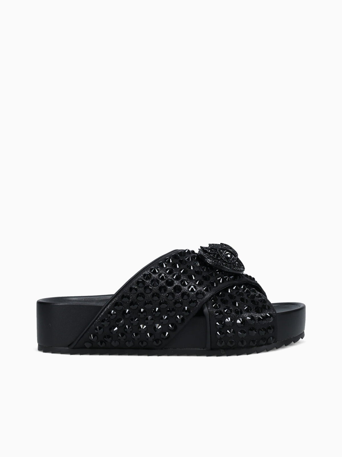 Chelsea Cross Strap Dr Black Fabric Black / 5 / M