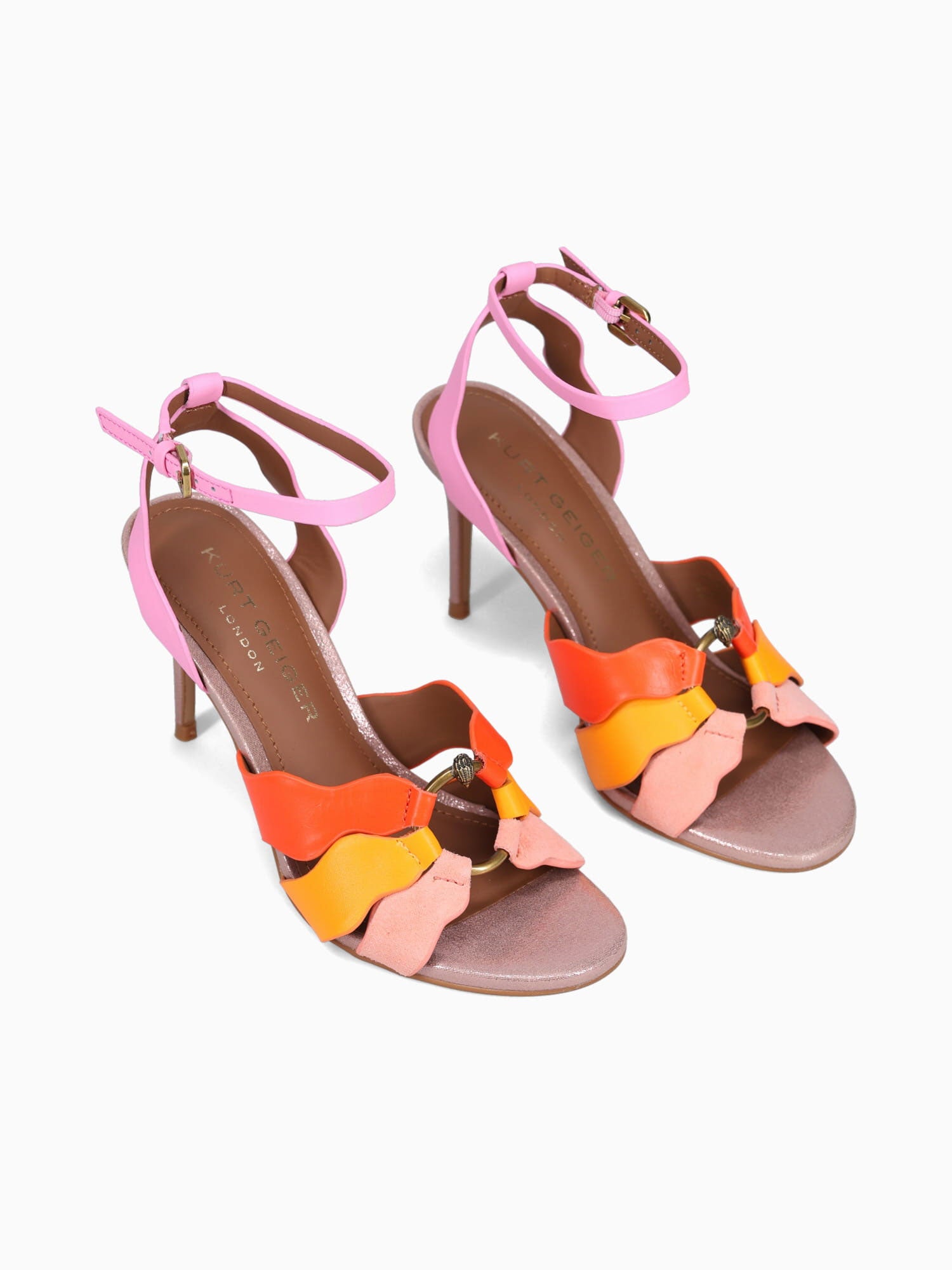 Sun Wave Sandal Pink Combo Leather Pink / 5 / M