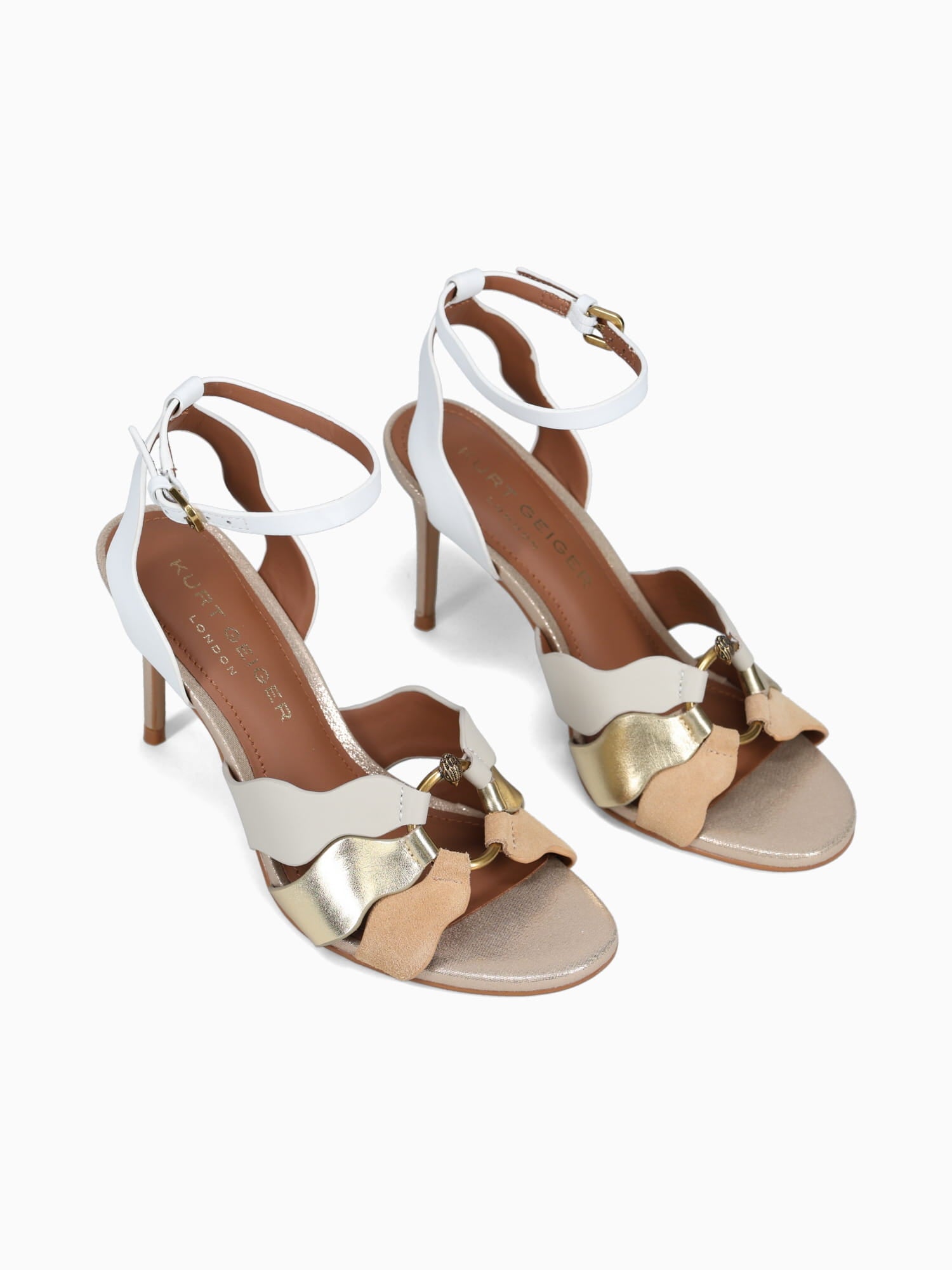 Sun Wave Sandal Gold Combo Leather Gold / 5 / M