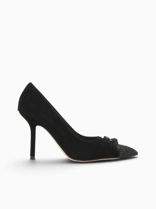 Zip Court Black Suede Black / 5 / M