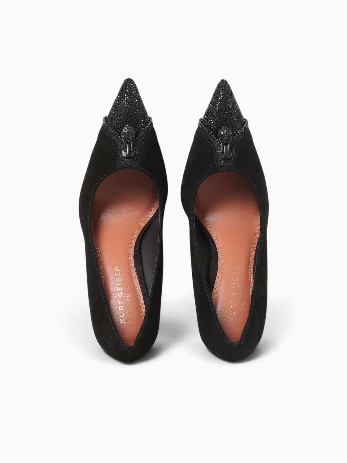 Zip Court Black Suede Black / 5 / M