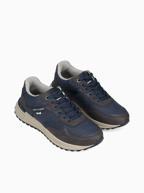 Aidan Brown Navy man made Brown / 7 / M